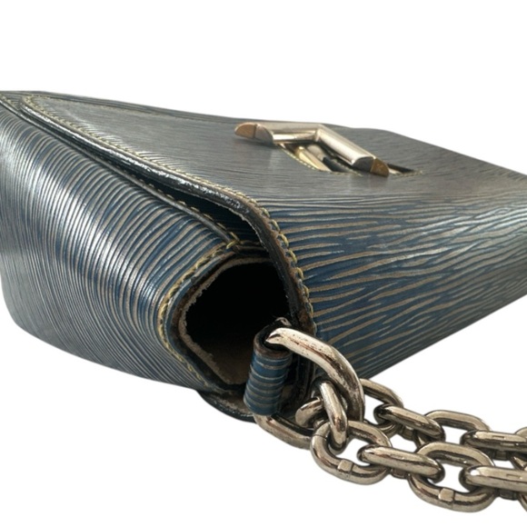 Louis Vuitton Denim Light Epi Leather Twist Shoulder Bag MM - Picture 8 of 16